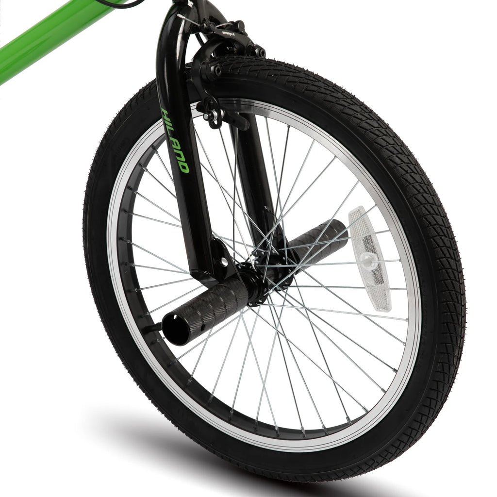 Kids Bike 20 BMX Freestyle Bicycle Black I6642