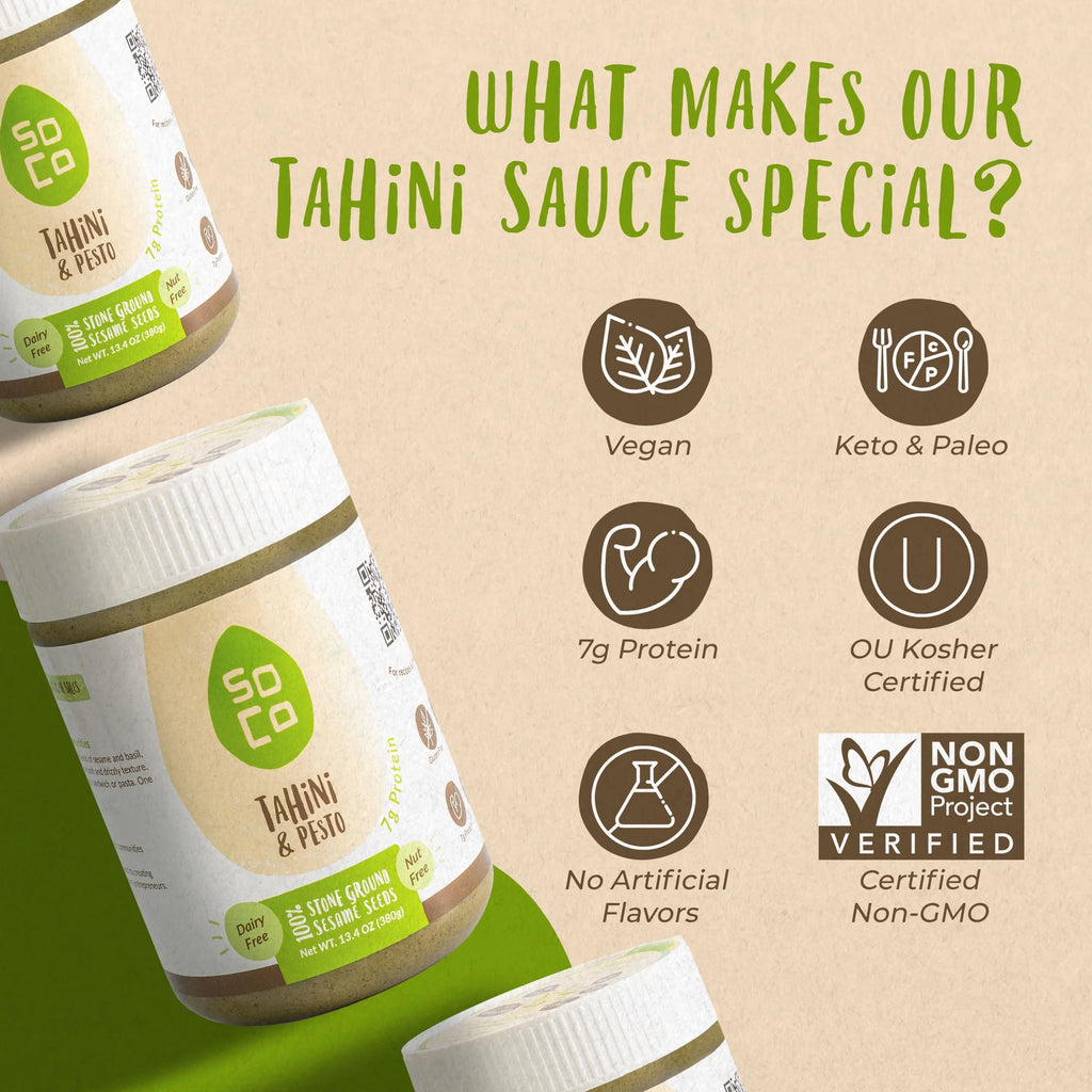 Tahini And Pesto, 13.4 Oz Pack of 6 K399