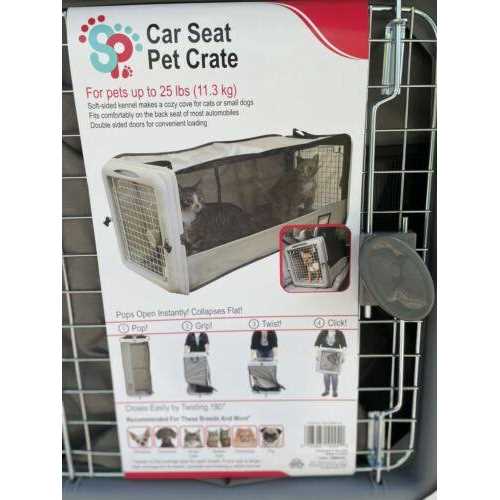 Dog & Cat Car Seat Crate B8803