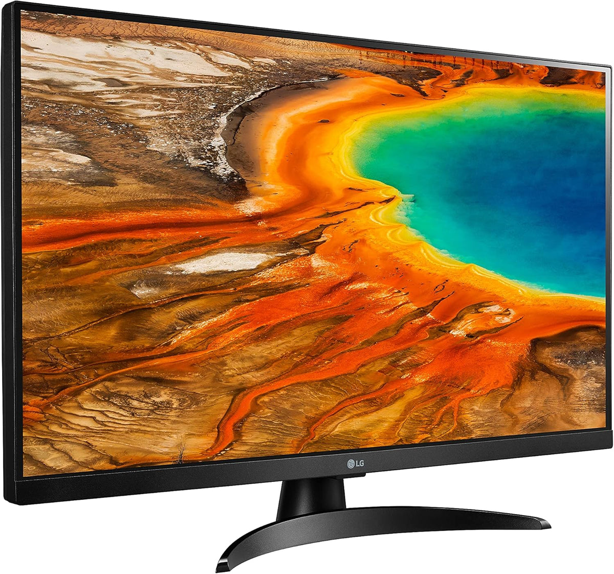 27” Full HD IPS TV/Monitor with Dual 5W Built-in Speakers, HDMI Input, Wall Mountable, Remote Control – Black W91376