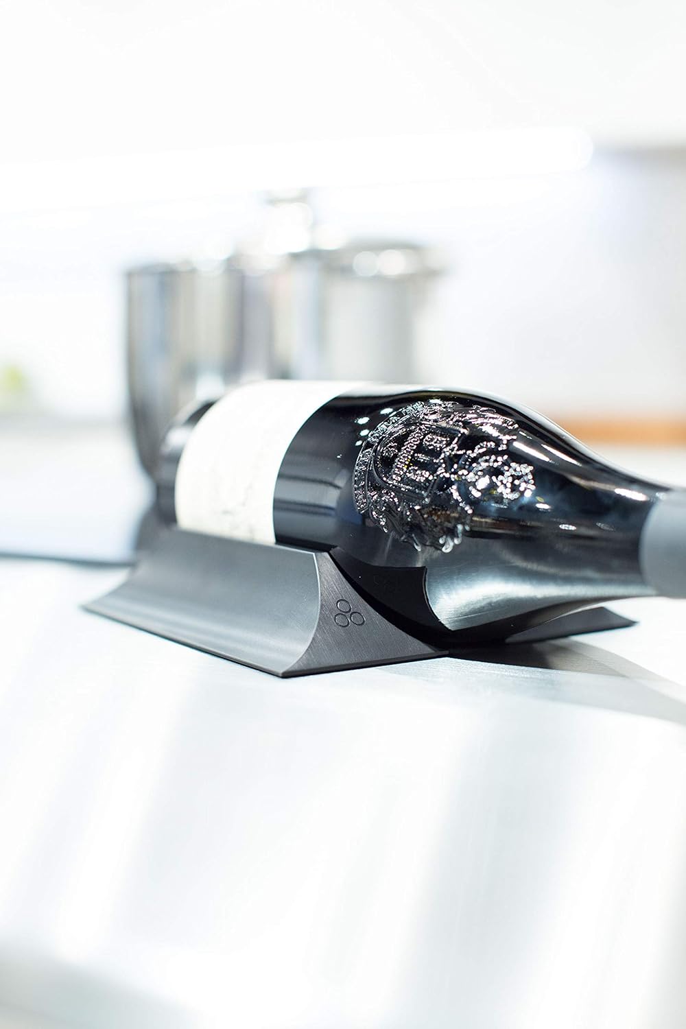 Natural Silver Countertop Wine Rack G11848