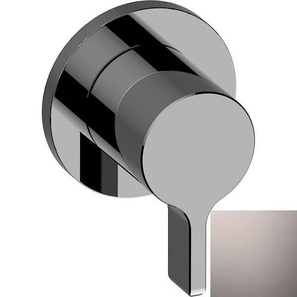 Polished Nickel Round 2-Way Diverter Trim Plate with Handle H276809