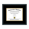 Single Diploma Frame with Double Matting for 8.5" x 11" Tall Diploma E82369