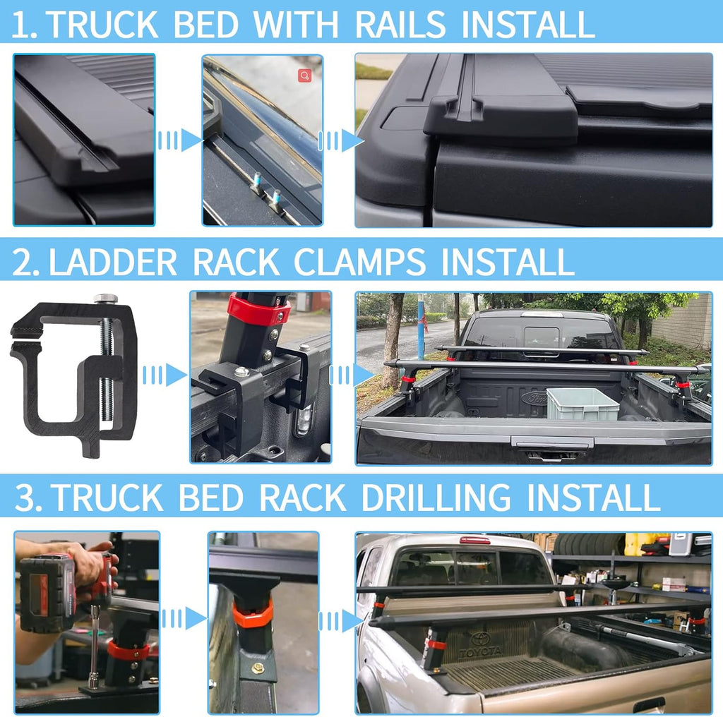 Truck Bed Racks Low Profile Adjustable Height Heavy Duty V961614
