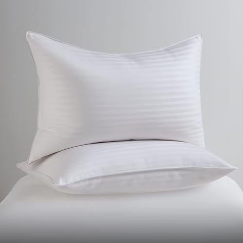 Down Alternative Cotton King Size Set of 2 Bed Pillows V539