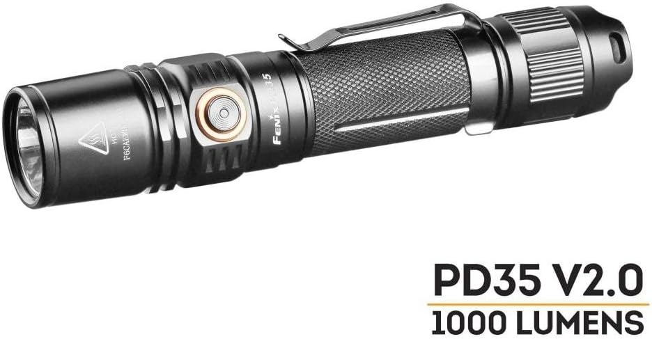 1000 Lumen Flashlight with USB Rechargeable Battery & Carry Case S69084
