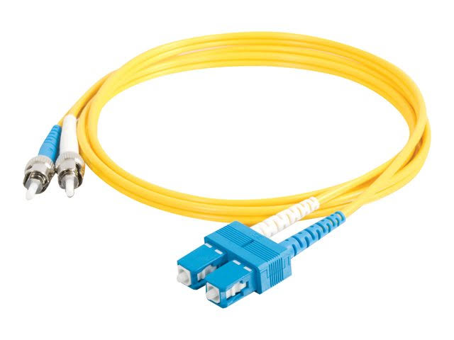 8M SC-ST OS1 Duplex Single-mode Fiber Optic Cable J5212