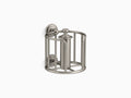 Vibrant Brushed Nickel Toilet Tissue Carriage M811