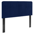 Navy Performance Velvet King/California King Headboard N9879