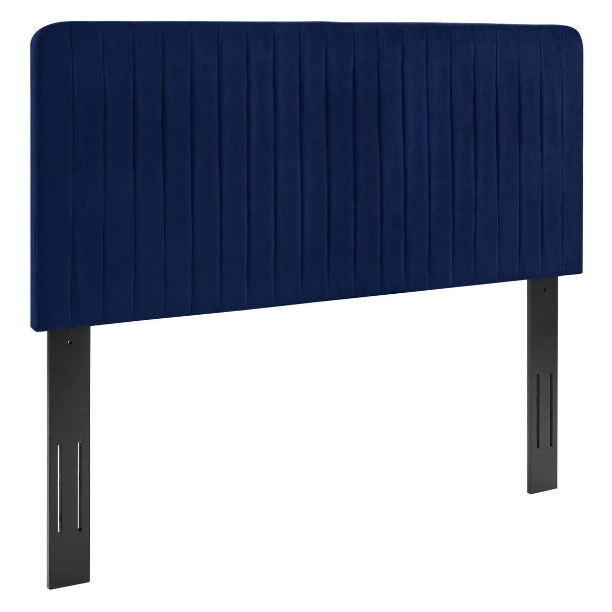 Navy Performance Velvet King/California King Headboard N9879