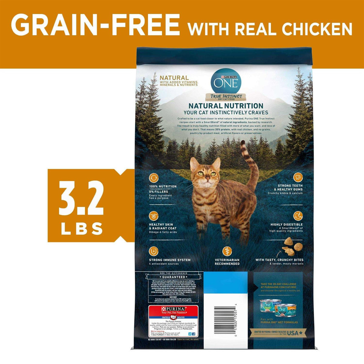 Natural High Protein Grain Free Dry Cat Food S979