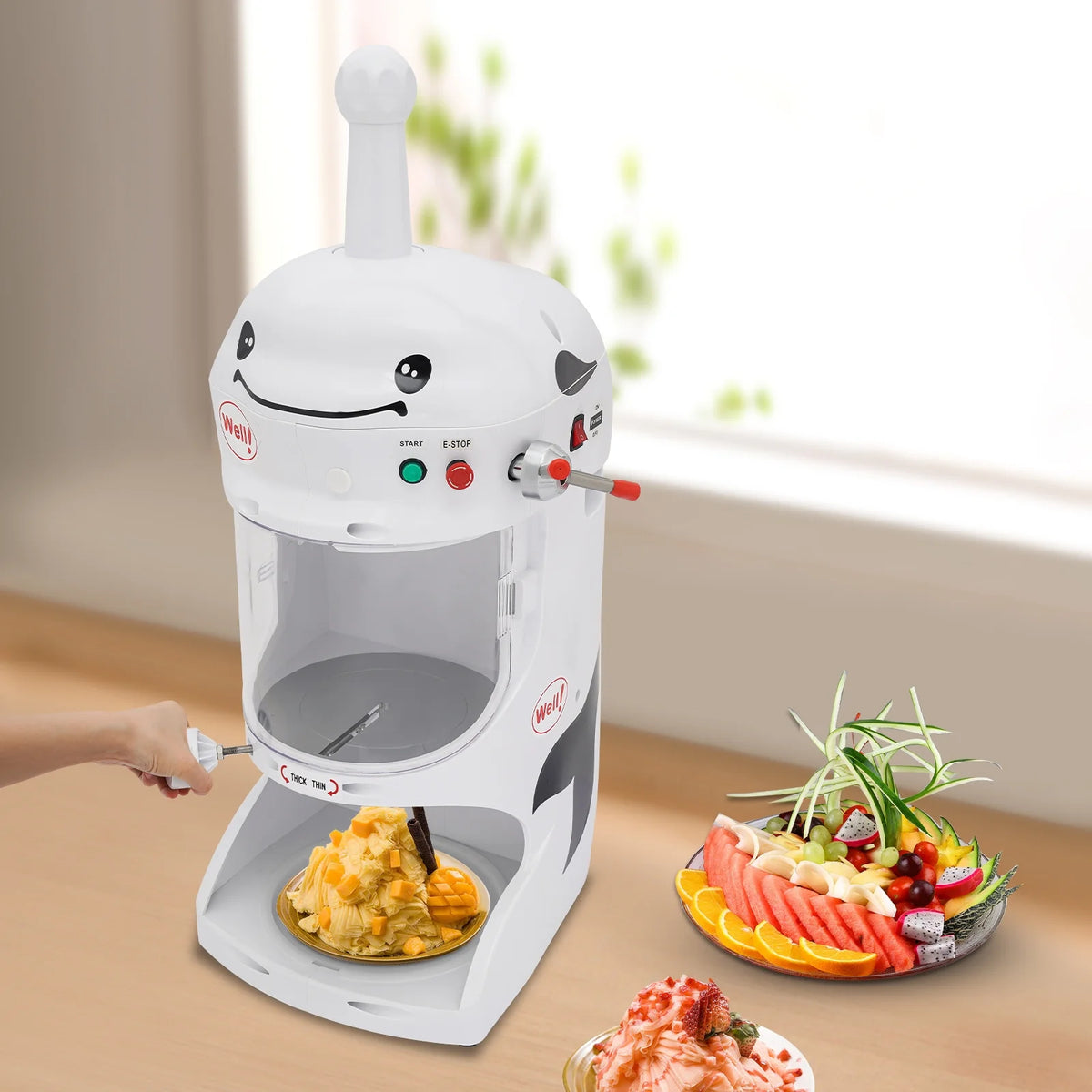 350W Electric Ice Shaver Snow Cone Maker I52936