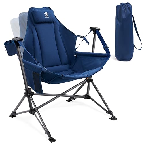 Oversized Padded Hammock Camping Chair with Cup Holder Y710