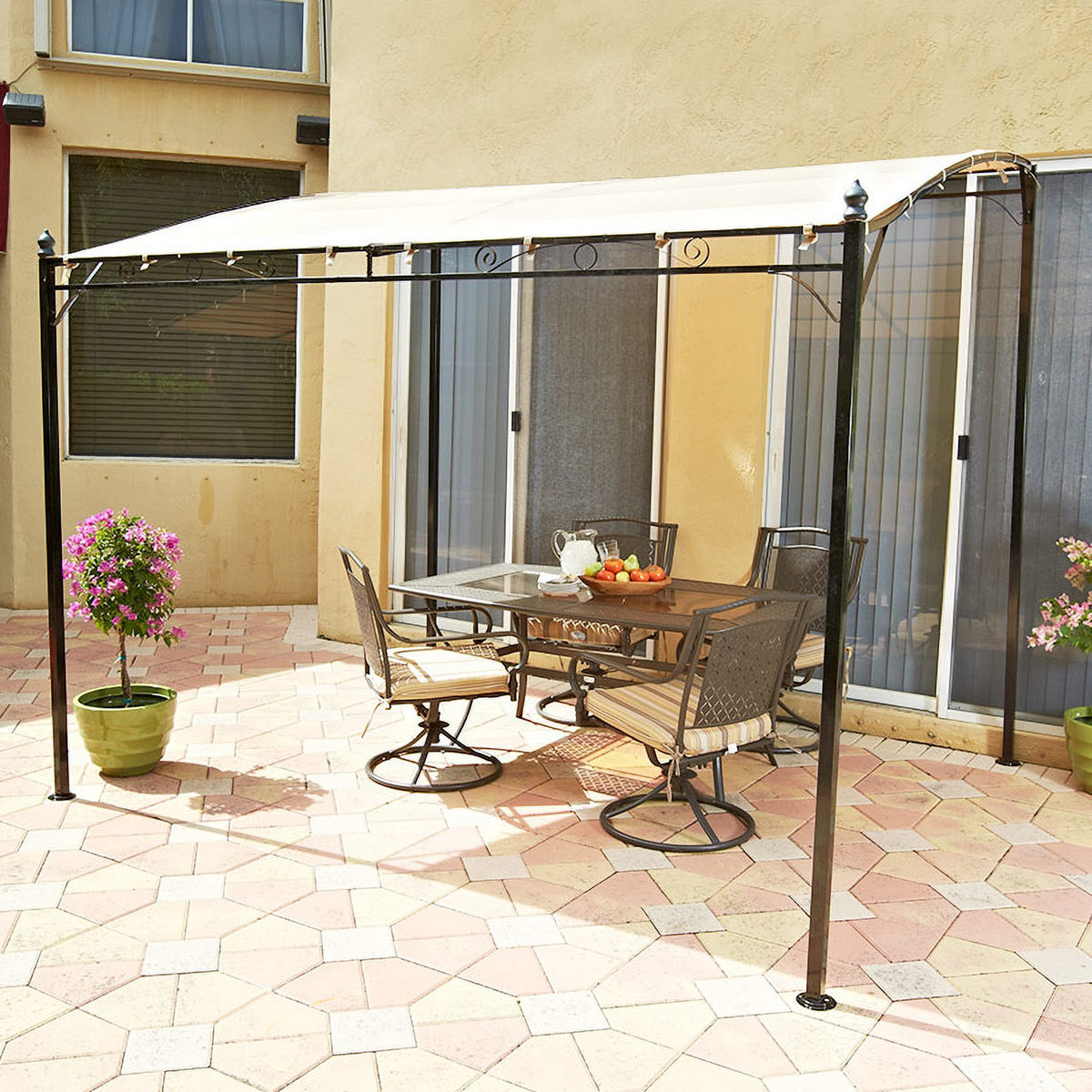 Polyester Shade Steel Stand Gazebo R225402
