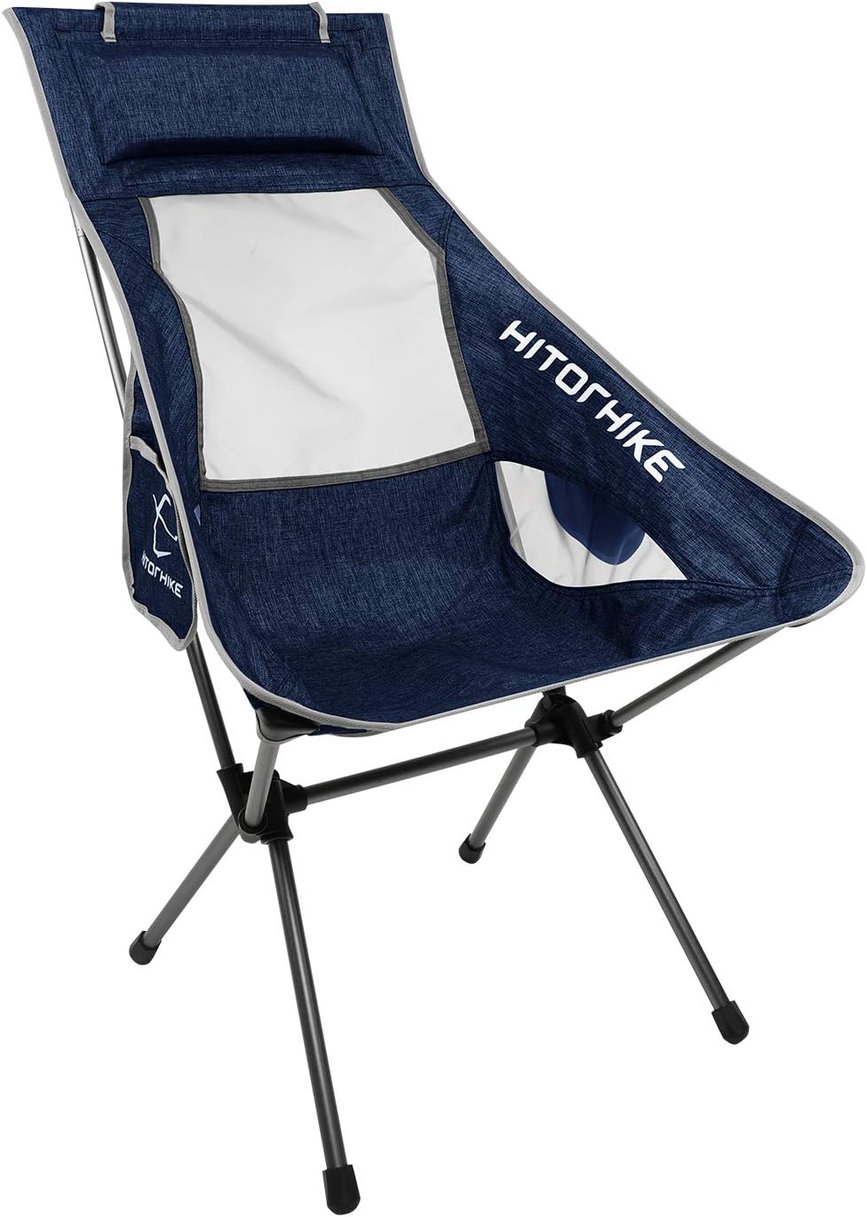 Ultralight High Back Folding Camping Chair with Nylon Mesh Headrest G344596