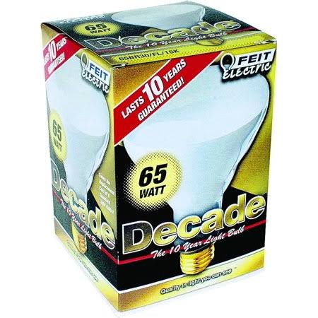 65 Watt Reflector Flood Lamps BR 30 Medium Base (Case of 6) W207137