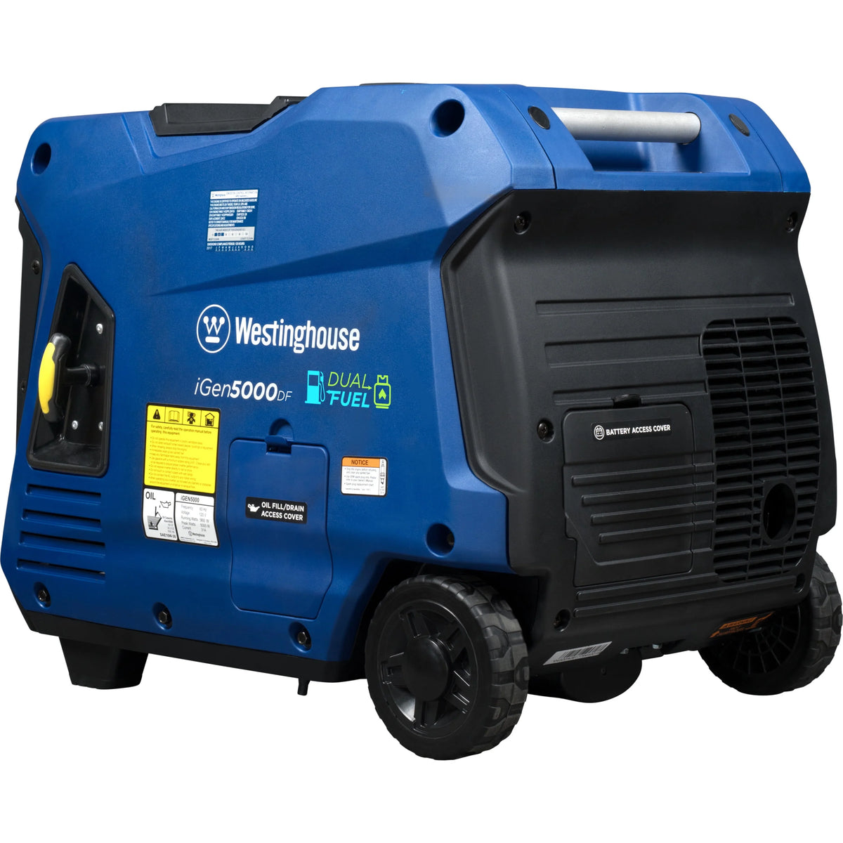 5000 Peak Watt Dual Fuel Portable Inverter Generator J28651