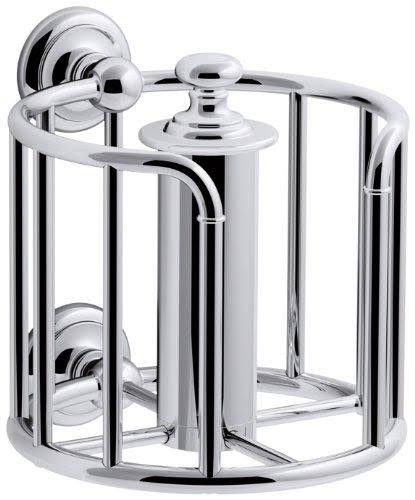 Vibrant Brushed Nickel Toilet Tissue Carriage M811