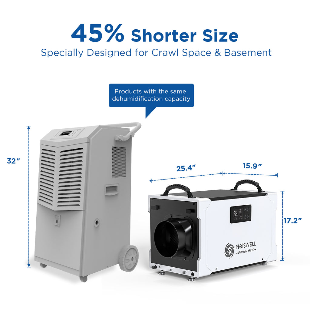 235 Pints Commercial Dehumidifier with Pump and Drain Hose C979