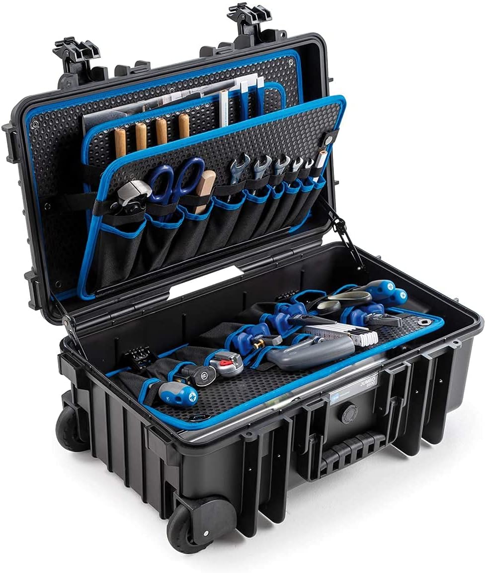 Black Outdoor Tool Case with Pocket Tool Boards P3904