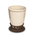Cream Waste Basket D45782