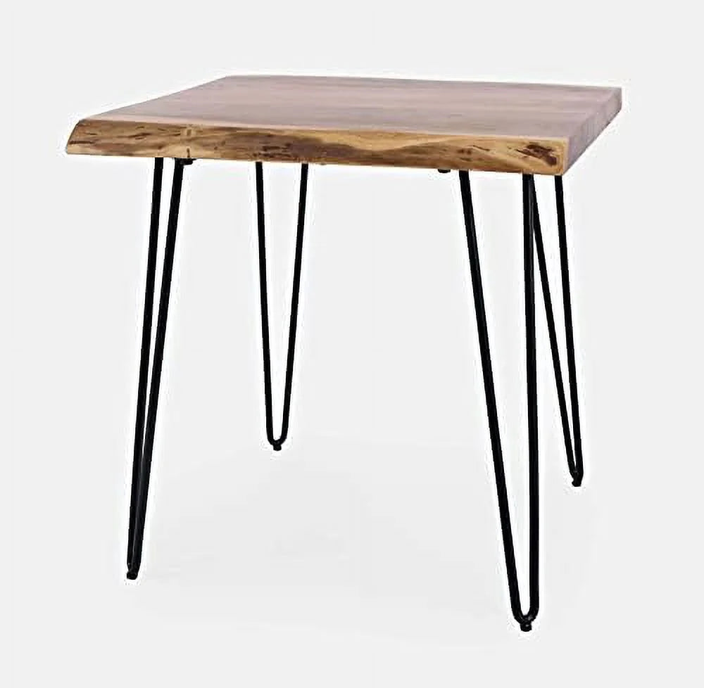 Solid Acacia Square End Table L3484