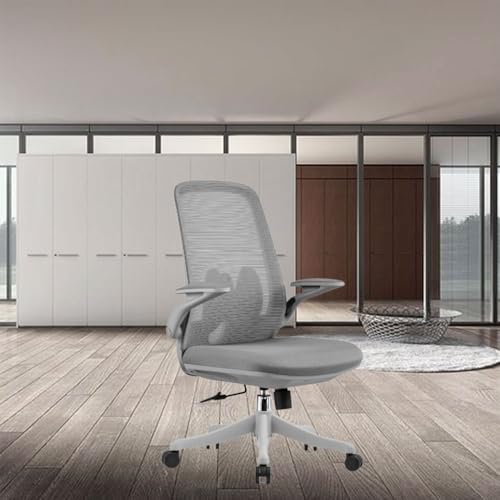 Gray Adjustable Height Mesh Office Chair with Wheels F992913