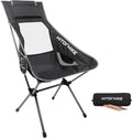 Ultralight High Back Folding Camping Chair with Nylon Mesh Headrest G344596