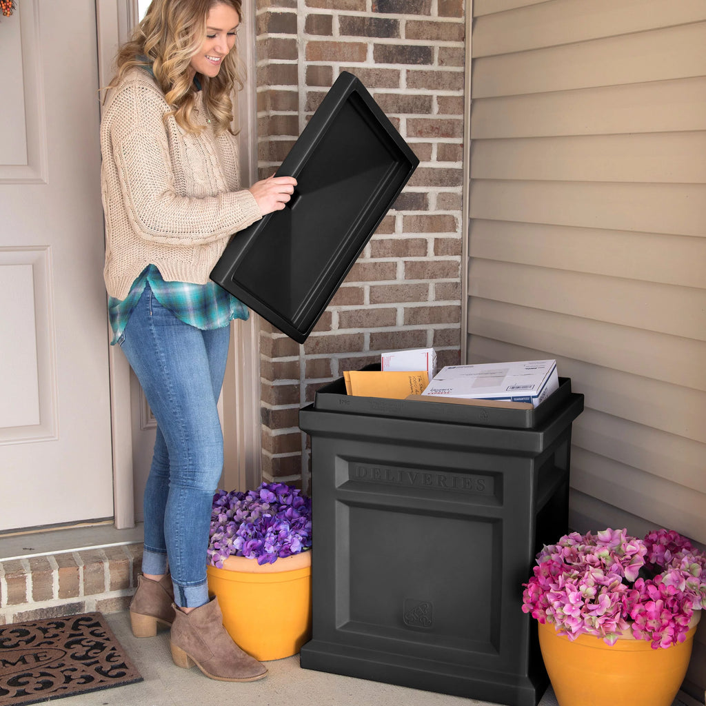 Black Parcel Delivery Box W49082