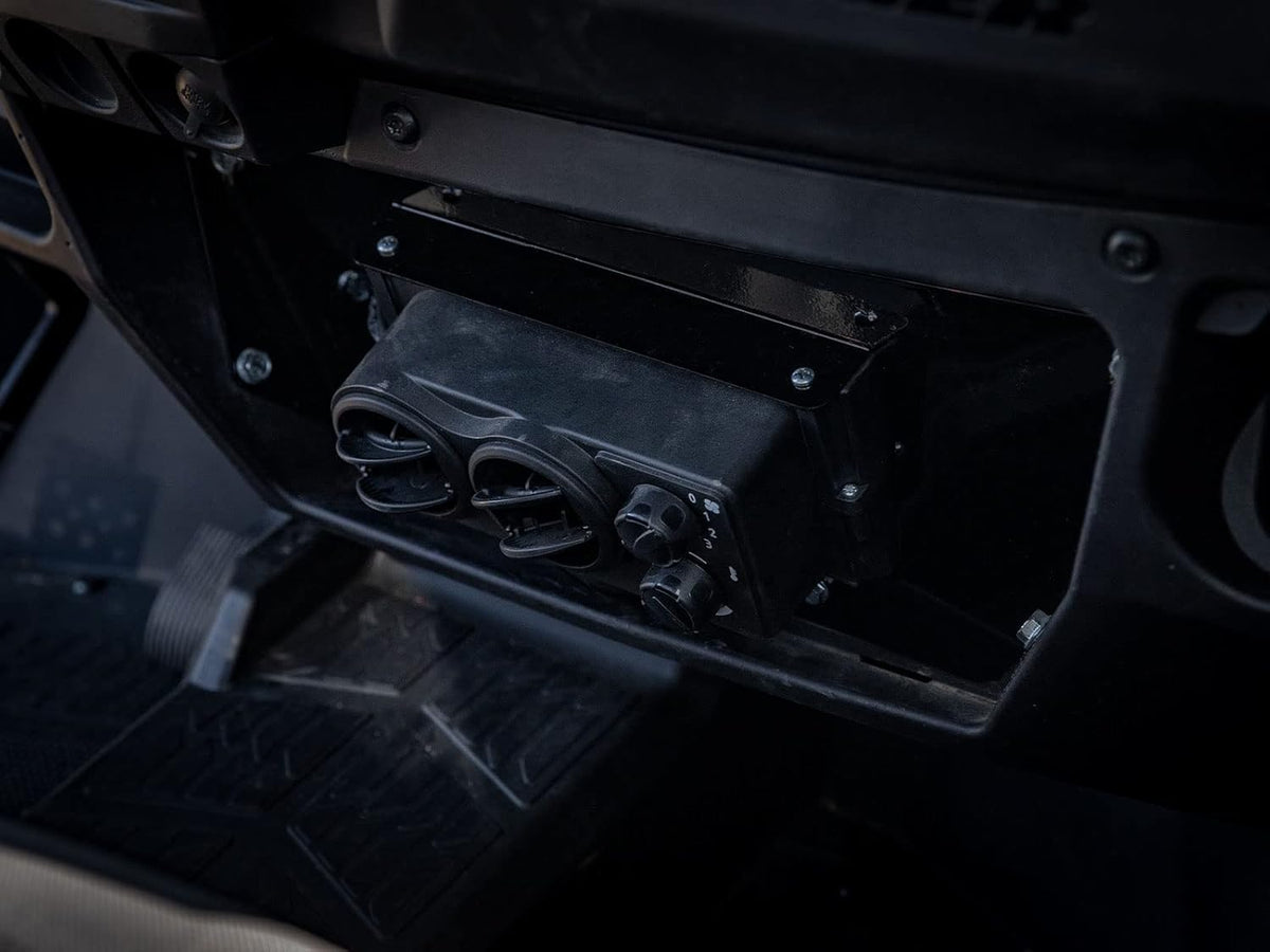 Cab Heater with Shutoff Valve, 3.4 Amps at 13.7 Volts, Includes Defrost Hoses and Vents F669134