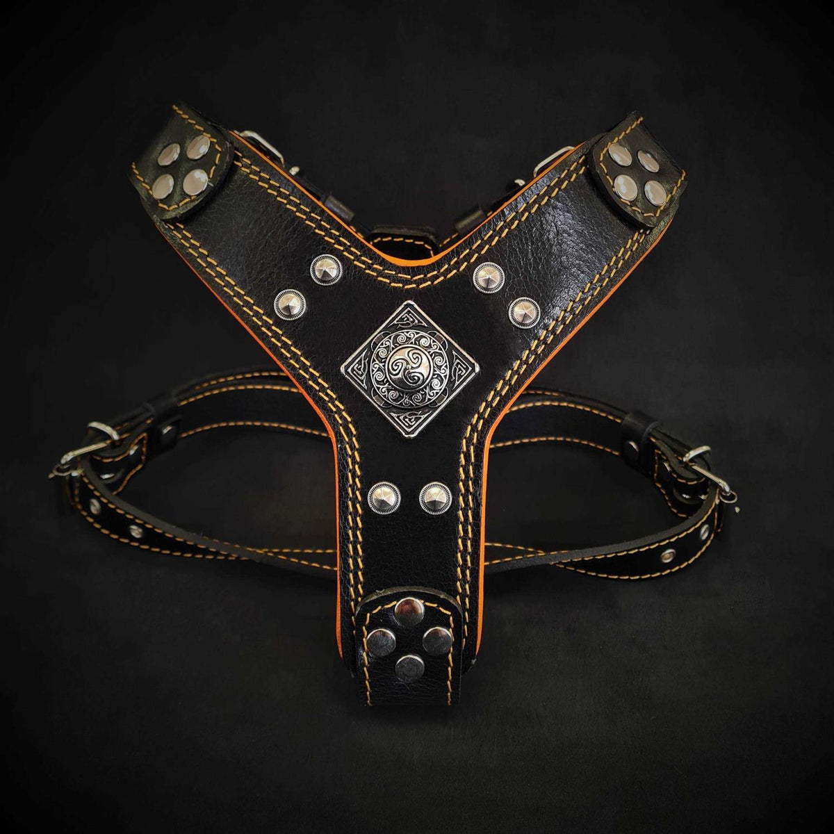 Dog Leather Harness A69546