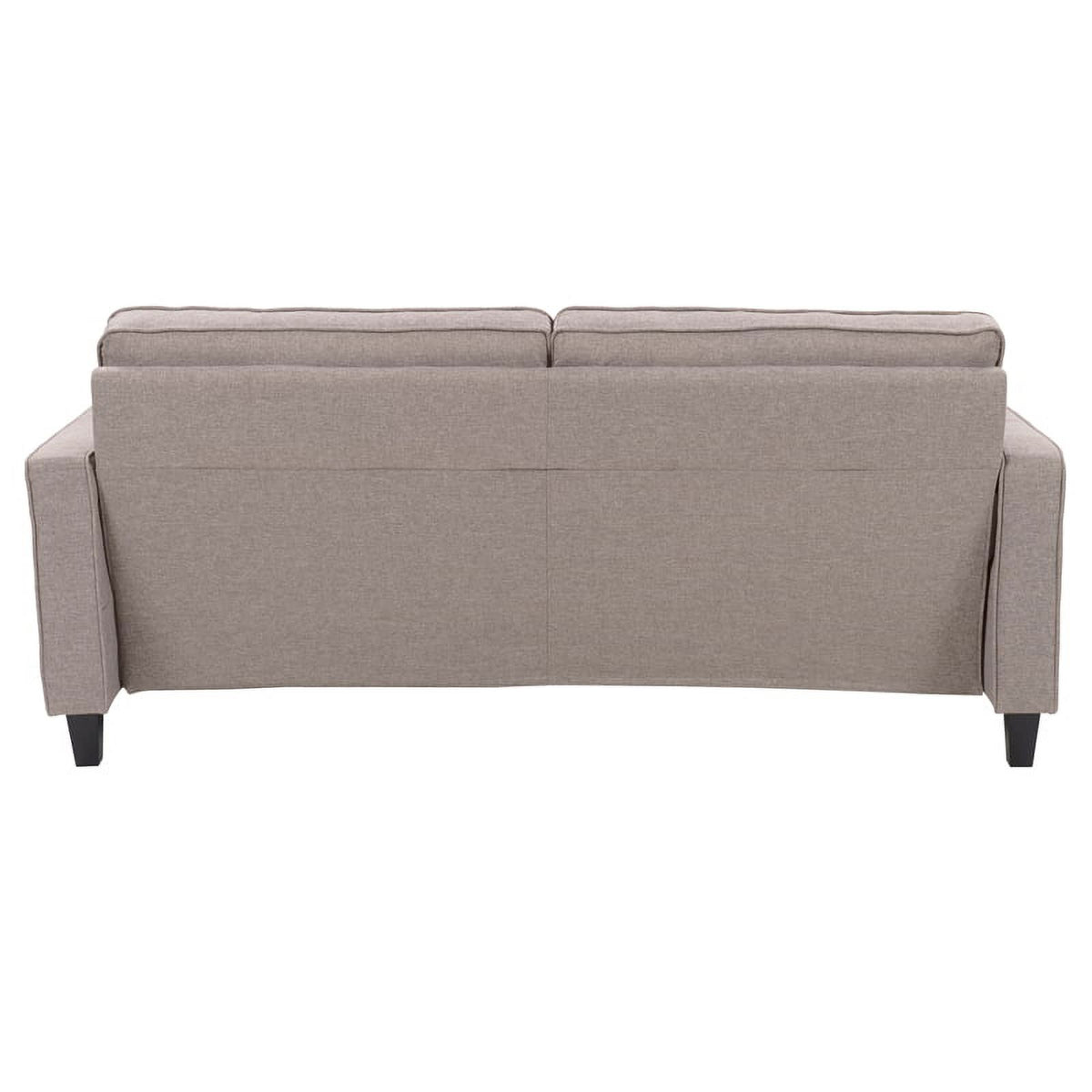 Taupe Brown Fabric Three Seater Sofa P5251