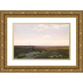14x11 Gold Ornate Wood Frame Double Matted Art Print B59834