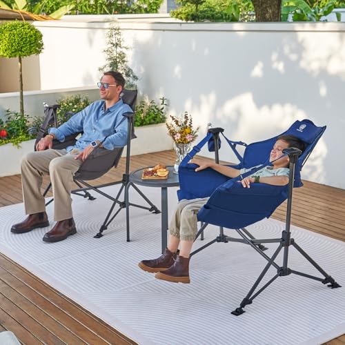 Oversized Padded Hammock Camping Chair with Cup Holder Y710