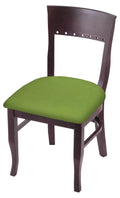18" Chair with Dark Cherry Finish and Kiwi Green Seat K57171