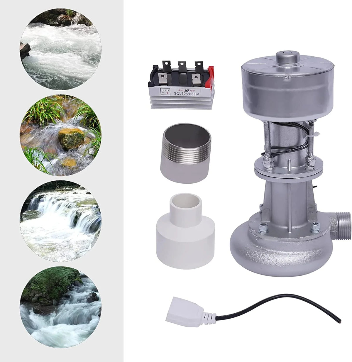 500 Watts 110V Micro Hydroelectric Generator N561