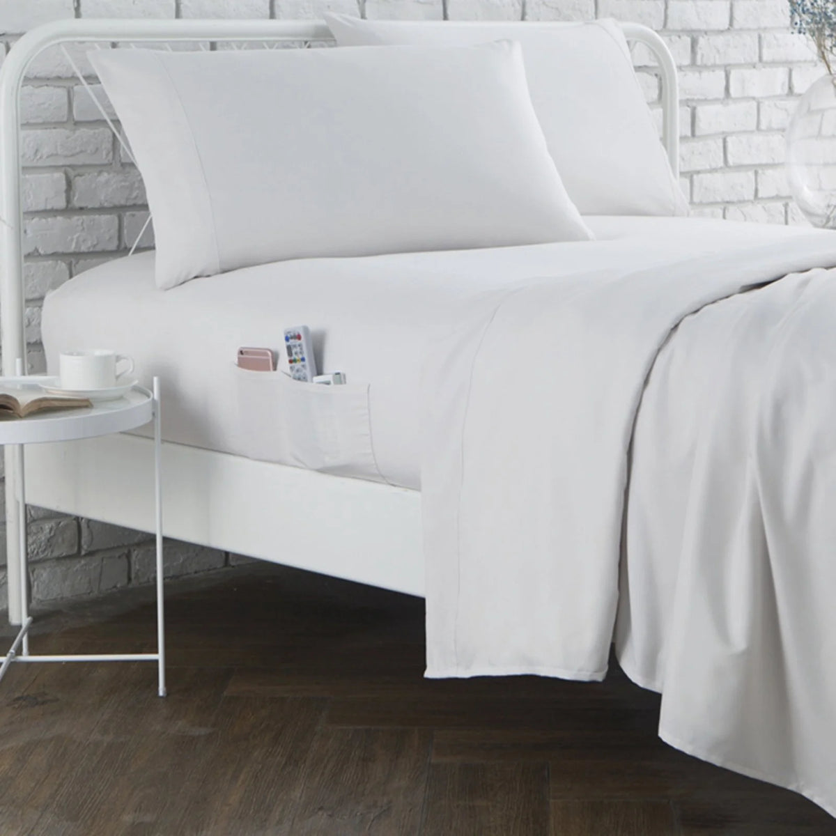 Supersoft Nightfall Navy Bedside Pocket Sheet Set R7205