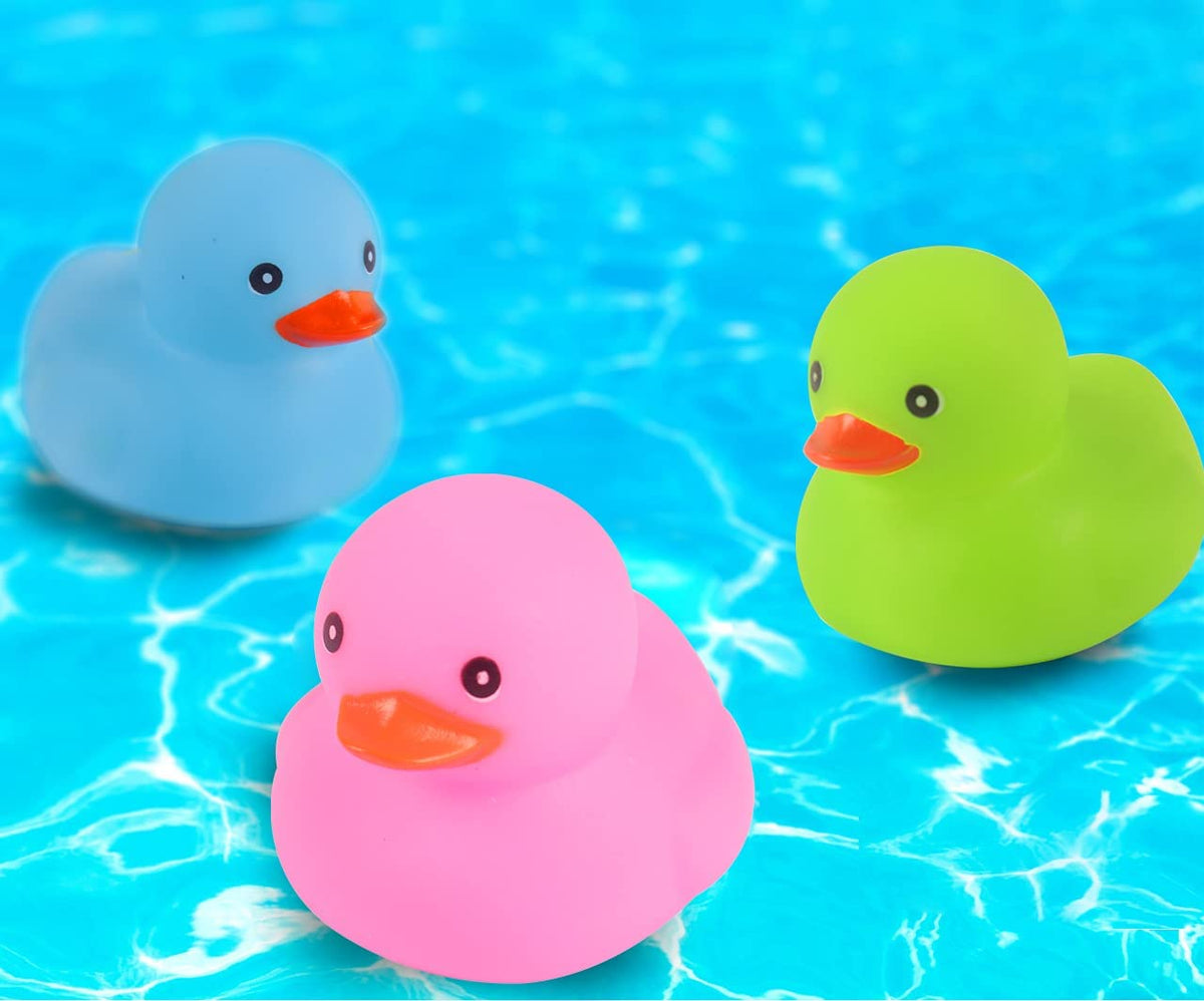 Colorful Rubber Ducky Bath Toys 4Pcs Y385087