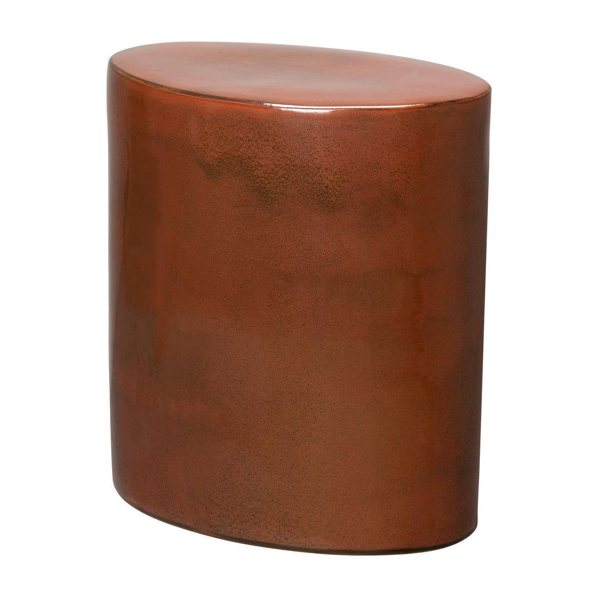 Copper Oval Garden Stool Z648761