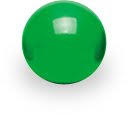 Turned Steel Shot Put Green 117mm 4 6 Dia V740