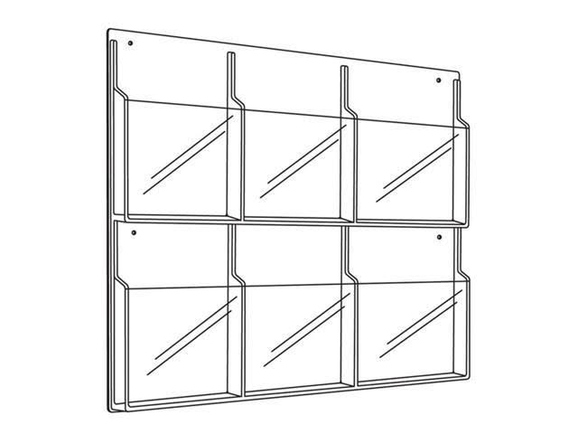 Clear 6 Magazine Display F562832