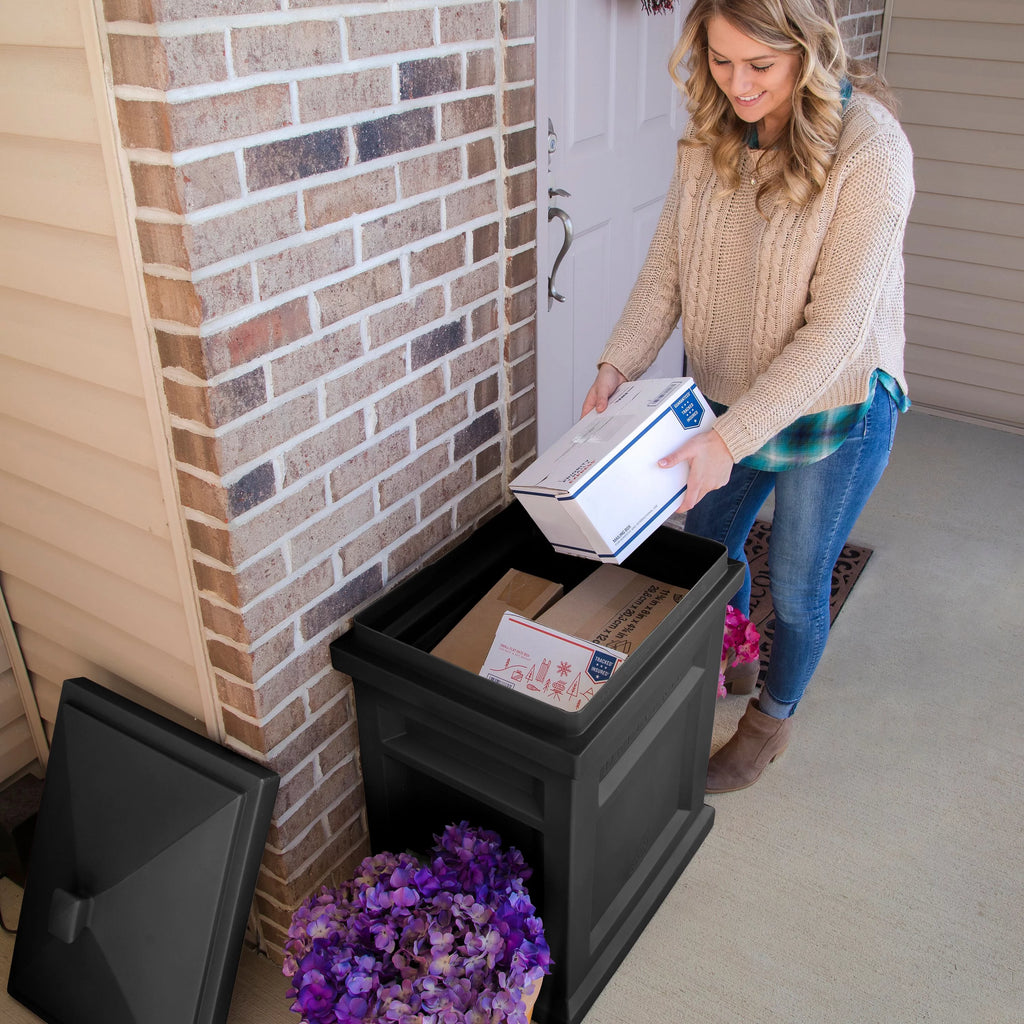 Black Parcel Delivery Box W49082