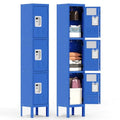 Steel Storage Lockers Lockable (Grey) N31701
