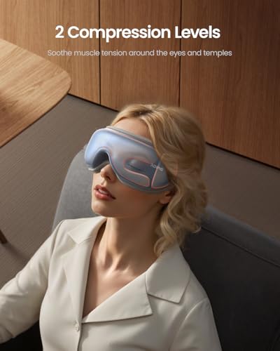 Eye Massager with Heat Compression Sleep Mask J640