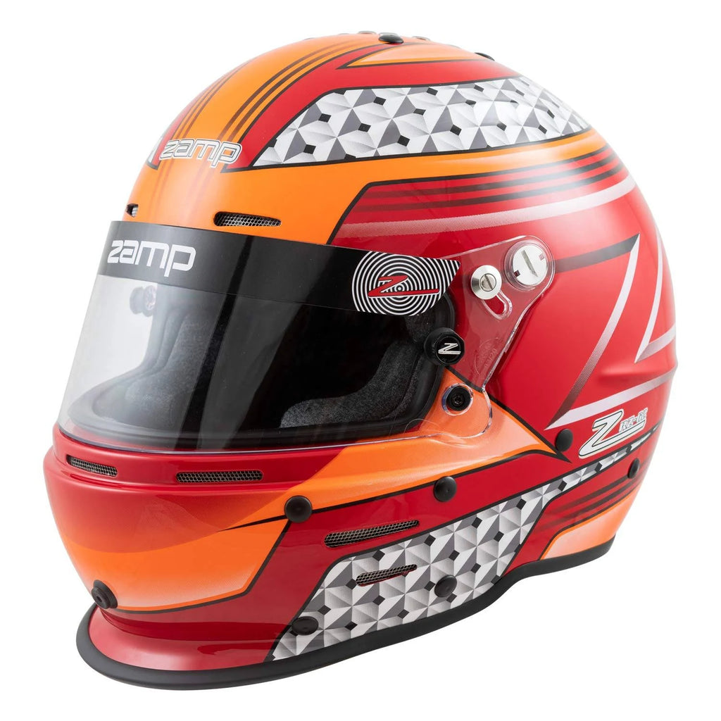 Red Orange Large Graphic Helmet D211742