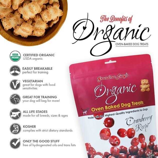 Organic Cranberry Oven Baked Dog Treats G1295