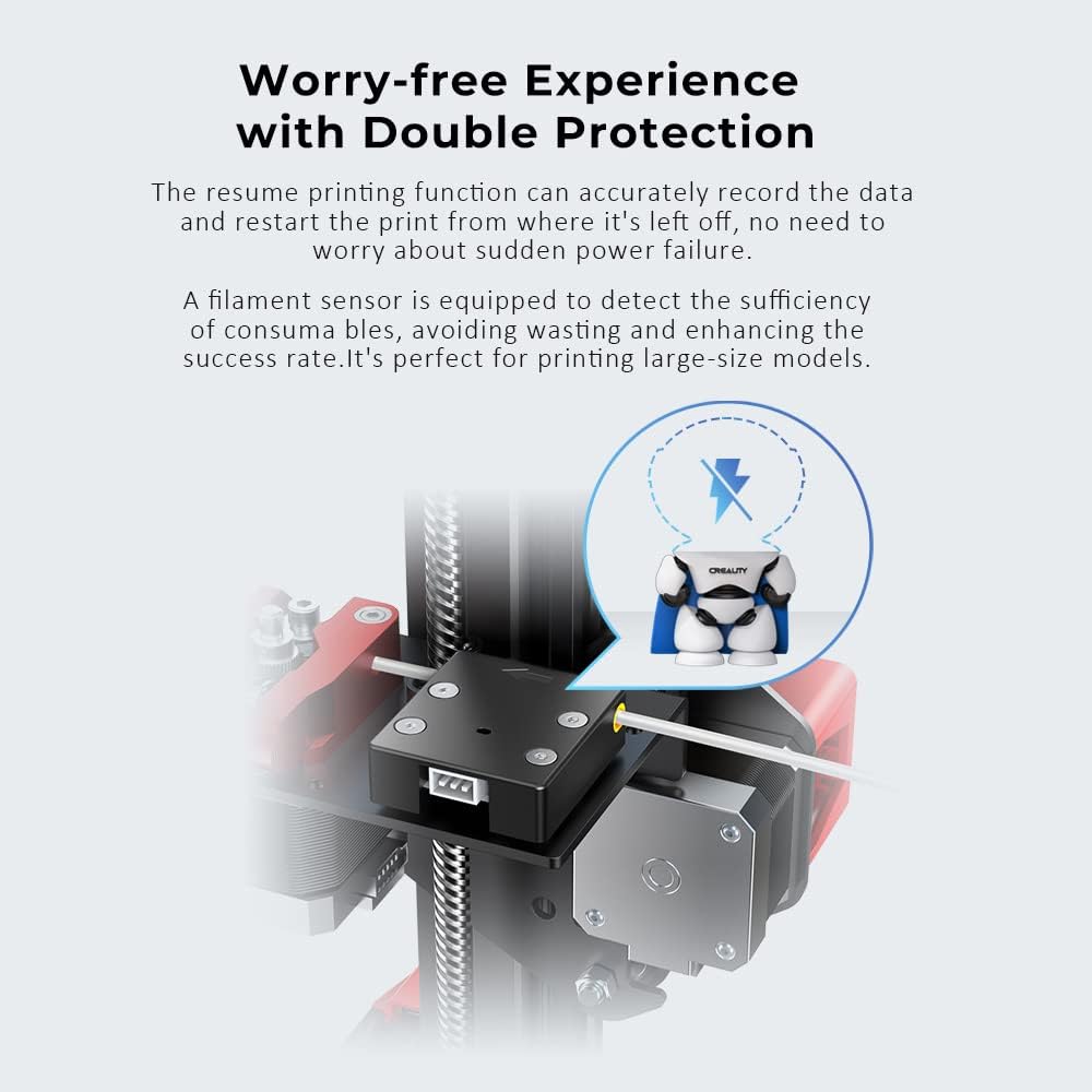 FDM 3D Printer with CR Touch Automatic Leveling Dual Z-axis 32-bit Silent Mainboard F357