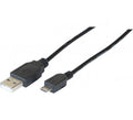 USB 2.0 USB A Micro-USB B Black Cable E7589