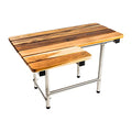 Teak Finish Folding Wall-Mounted Bath Seat 26"x21" B105901