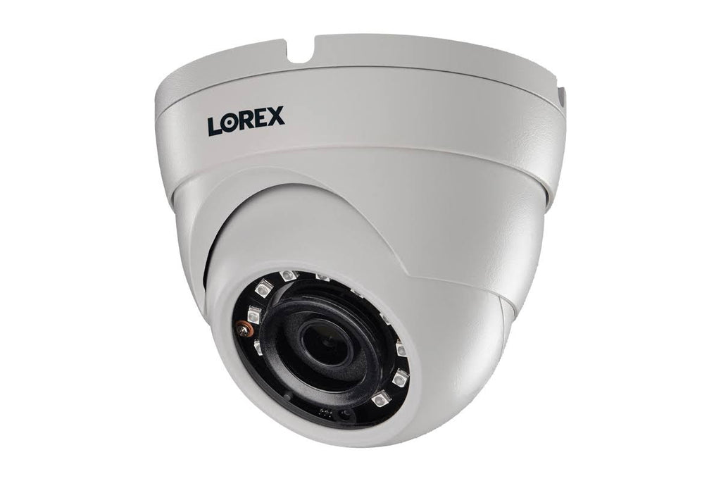 Black 4-Pack HD 1080p Weatherproof IR Dome Security Cameras H475736